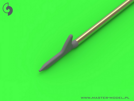 US WWII Pitot Tube - "Shark-fin" type probe (1 pc) - used on P-36, P-39, P-40, P-47, A-36, B-239, T-6, B-25 and more - MASTER MODEL 48-156