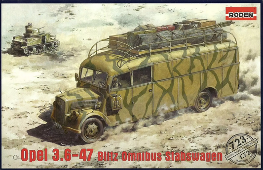Opel 3.6-47 Blitz Omnibus Stabswagen - RODEN 1/72
