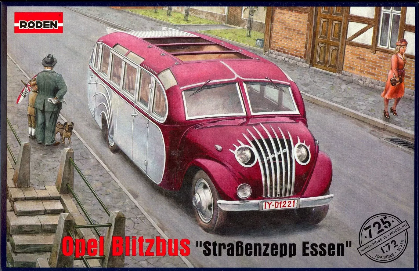 Opel Blitzbus "Strassenzepp Essen" - RODEN 1/72