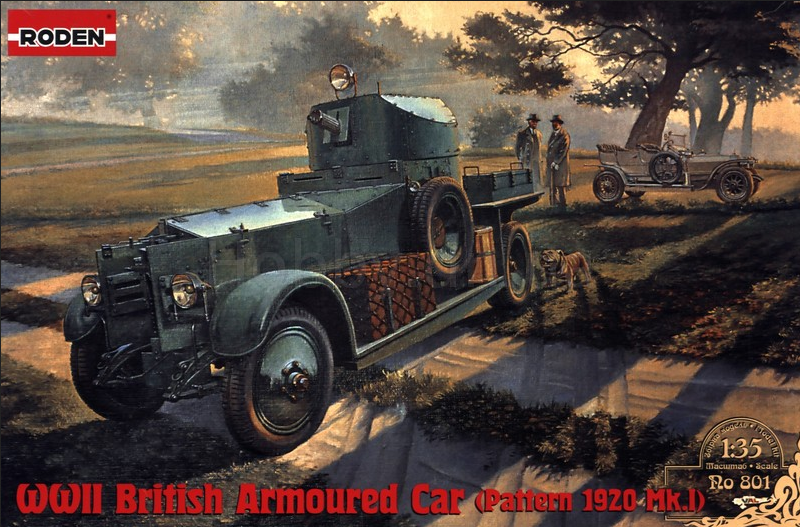 WWII British Armoured Car (Pattern 1920 Mk.I) - RODEN 1/35