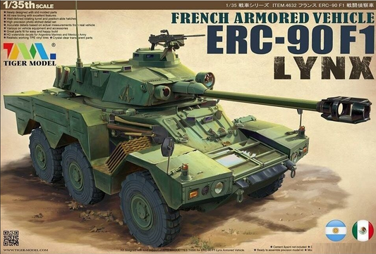 ERC-90 F1 LYNX - French Armored Vehicle - TIGER MODEL 1/35