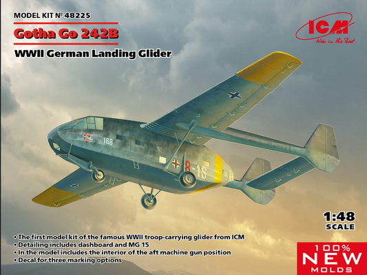 Gotha Go 242B WWII German Landing Glider - ICM 1/48