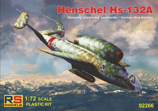 Henschel Hs-132A German Dive Bomber - RS MODELS 1/72