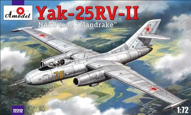 Yakovlev Yak-25RV-II "Mandrake" - AMODEL 1/72
