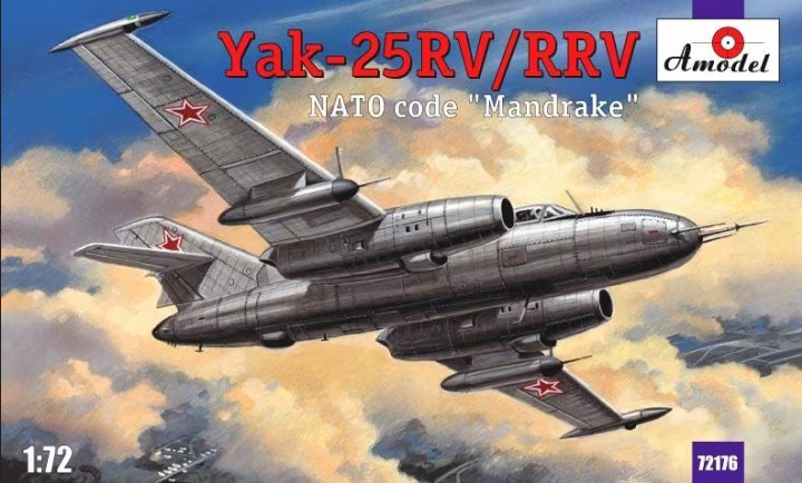 Yakovlev Yak-25RV/RRV "Mandrake" - AMODEL 1/72