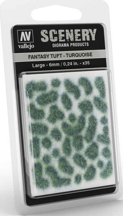 Fantasy Tuft: Turquoise - SCENERY / VALLEJO