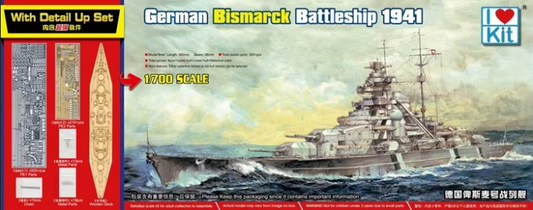 German Bismarck Battleship 1941 - I LOVE KIT / MERIT 1/700
