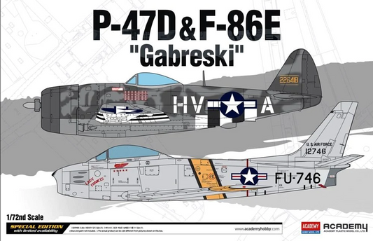 P-47D & F-86E "Gabreski" Special Edition - ACADEMY 1/72