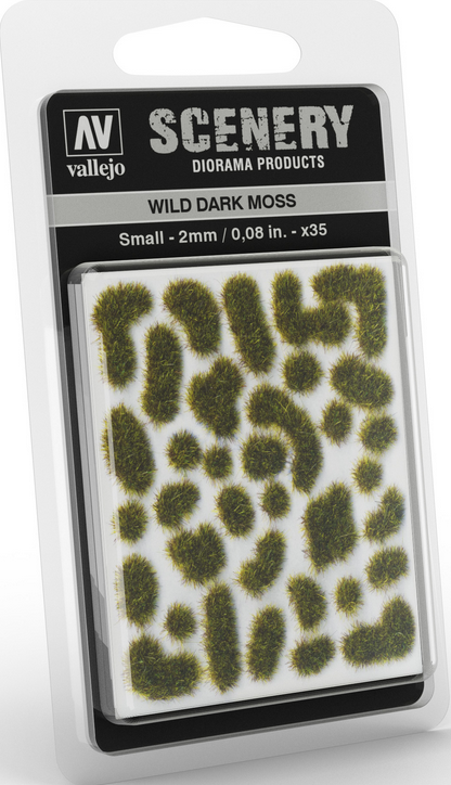 Wild Tuft: Mousse Foncée Sauvage / Wild Dark Moss - SCENERY / VALLEJO