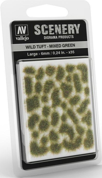 Wild Tuft: Assortiment Vert / Mixed Green - SCENERY / VALLEJO