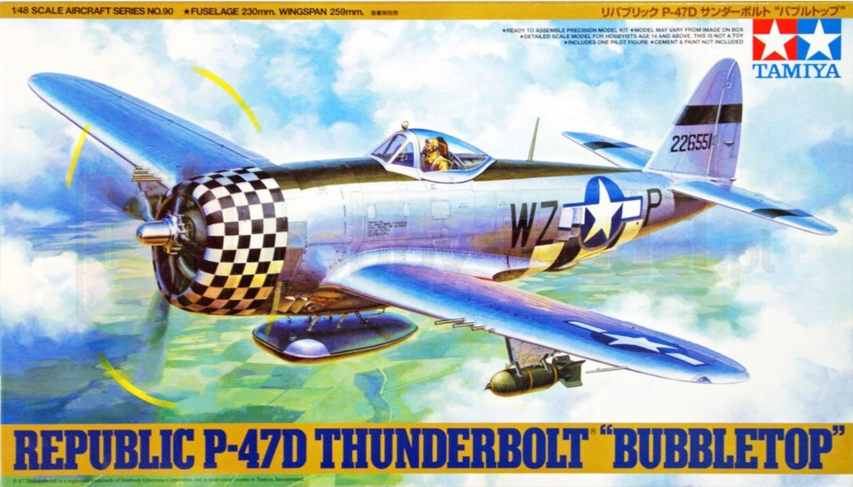 Republic P-47D Thunderbolt "Bubbletop" - TAMIYA 1/48