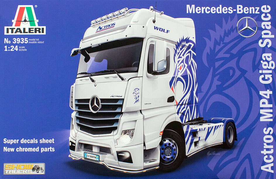 Mercedes Benz Actros MP4 Giga Space - ITALERI 1/24