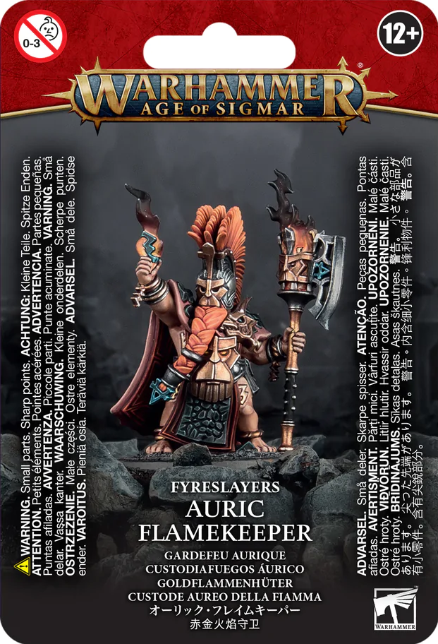 Auric Flamekeeper / Gardefeu Aurique - Fyreslayers - Warhammer Age of Sigmar / Citadel