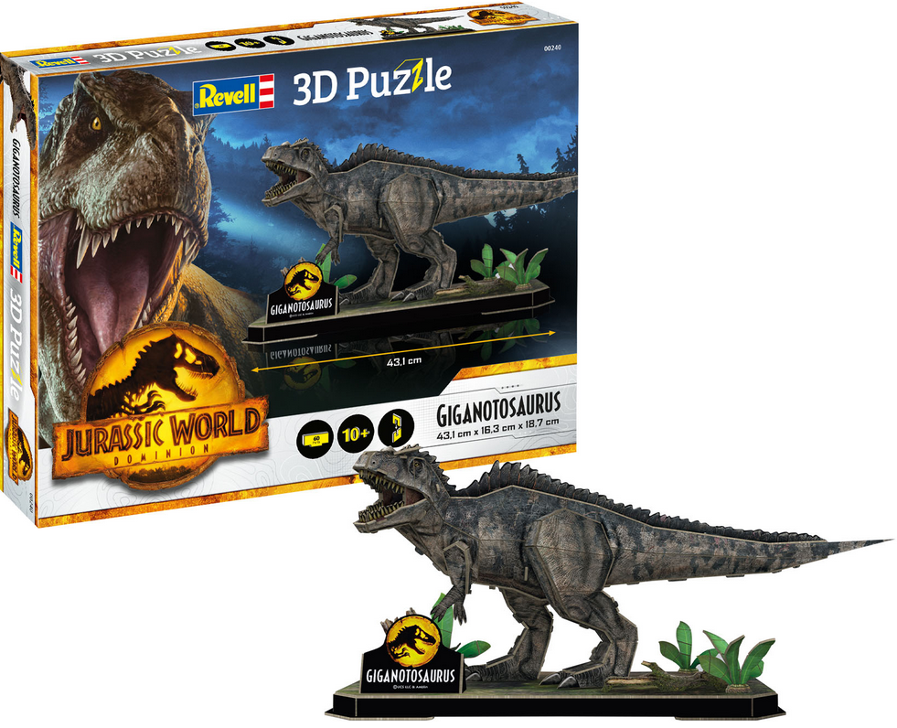 Giganotosaurus - Jurassic World Dominion Puzzle 3D - REVELL