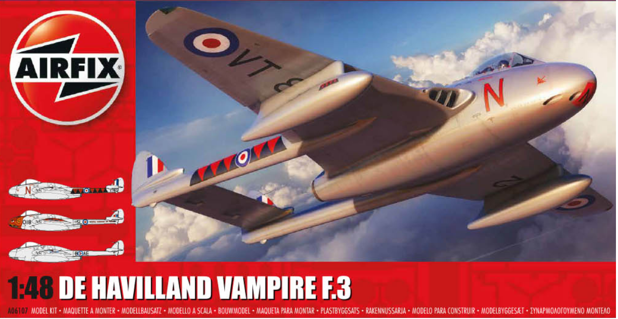 De Havilland Vampire F.3 - AIRFIX 1/48