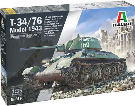 T-34/76 model 1943 - Premium Edition - ITALERI 1/35