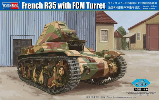 French R35 with FCM Turret - HOBBY BOSS 1/35