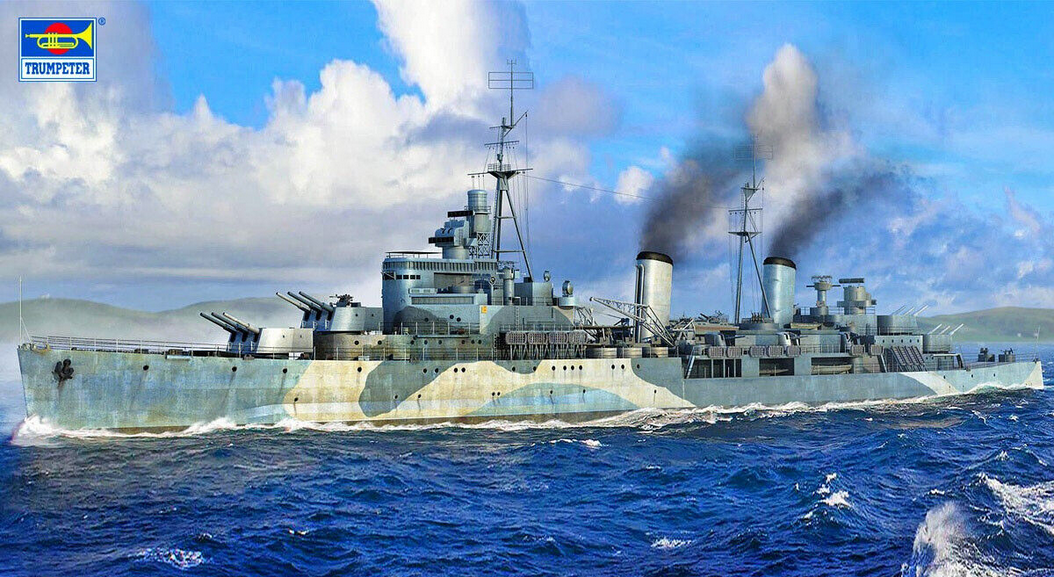 HMS Belfast 1942 - TRUMPETER 1/700