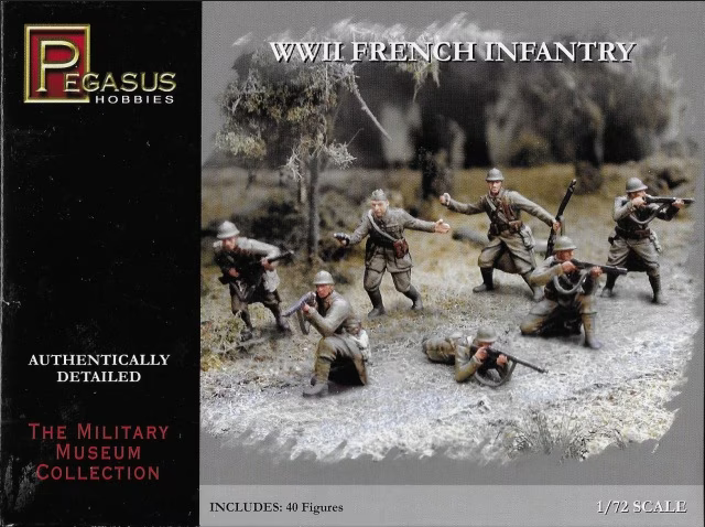 WWII Fench Infantry 1940 - PEGASUS 1/72