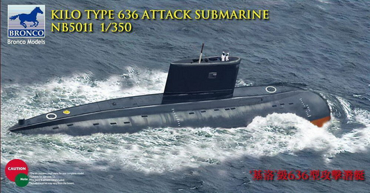 Type 636 Kilo Class Attack Submarine - BRONCO 1/350