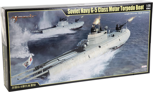 Soviet Navy G-5 Class Motor Torpedo Boat - I LOVE KIT / MERIT 1/35