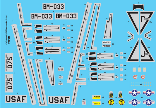 Convair B-36B Peacemaker (Early) - RODEN 1/144