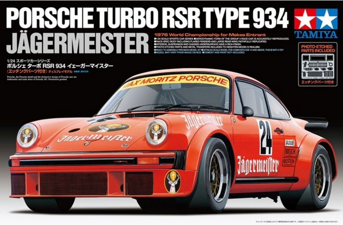 Porsche TURBO RSR Type 934 Jägermeister - TAMIYA 1/24