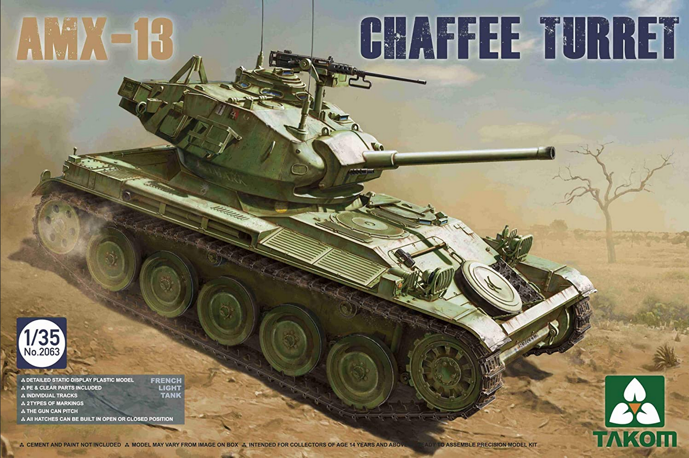 AMX-13 Chaffee Turret - TAKOM 1/35