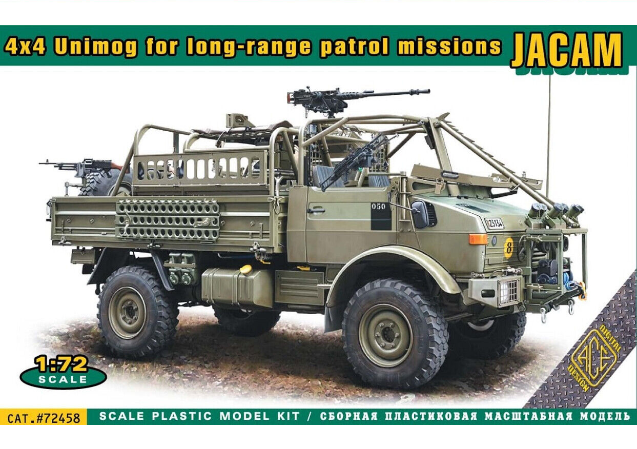 JACAM 4x4 Unimog for long-range patrol missions - ACE 1/72