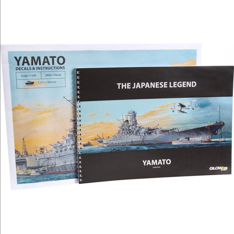 YAMATO Battleship PREMIUM - TRUMPETER / GLOW2B 1/200