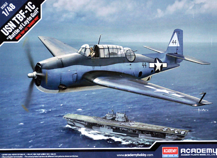 USN TBF-1C "Battle of Leyte Gulf" - ACADEMY 1/48