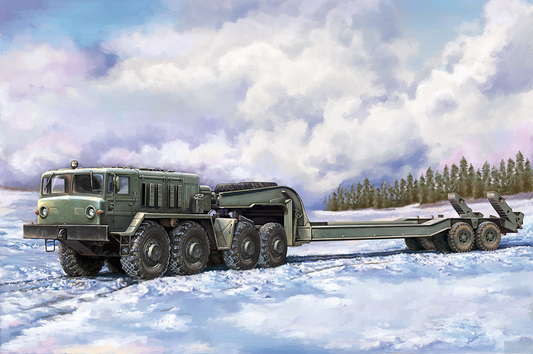 MAZ-537G Intermediate type with MAZ/ChMZAP-5247G semi-trailer - TRUMPETER 1/72