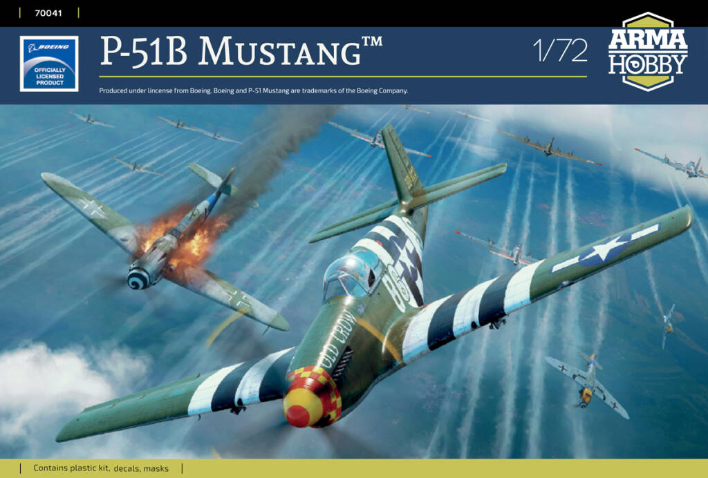 P-51B Mustang™ - ARMA HOBBY 1/72