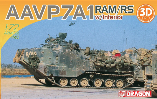 AAVP7A1 RAM/RS w/Interior w/3D Printed Parts - CYBER HOBBY / DRAGON 1/72