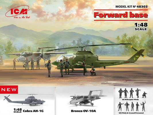 Forward Base : Bell AH-1 Cobra + OV-10 Bronco - ICM 1/48