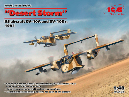 "Desert Storm" : US Aircraft OV-10A and OV-10D+ 1991 - ICM 1/48