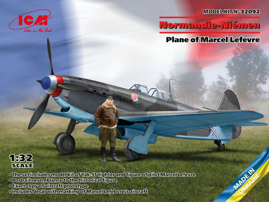 Yak-9 Normandie-Niémen Plane of Marcel Lefevre - ICM 1/32