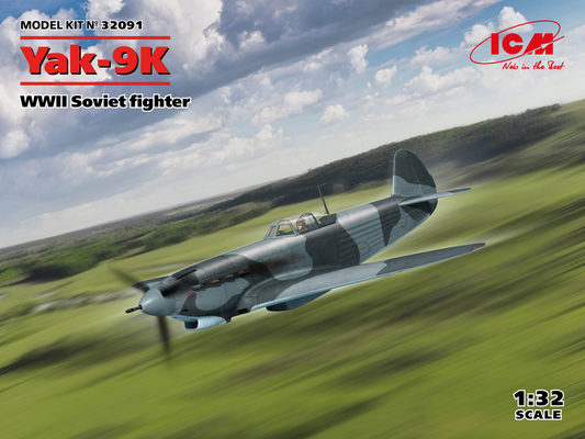Yak-9K WWII Soviet Fighter - ICM 1/32