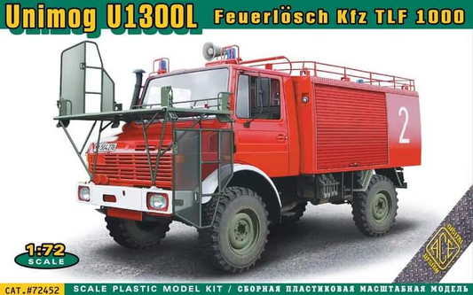 Unimog U 1300L Feuerlösch Kfz TLF 1000 - ACE 1/72