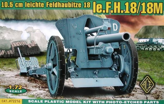 10.5cm leichte Feldhaubitze 18 le.F.H.18/18M - ACE 1/72