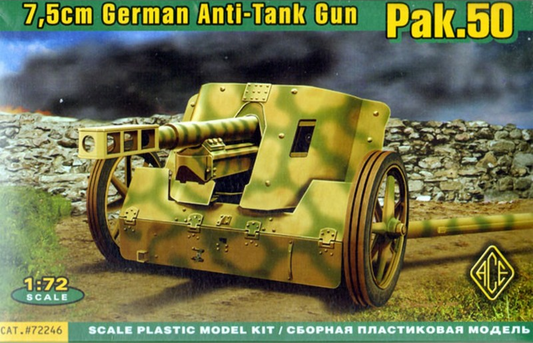 7.5cm German Anti-Tank Gun PaK.50 - ACE 1/72