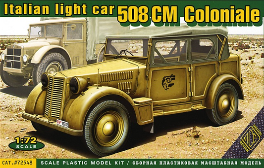 Italian Light Car 508 CM Coloniale - ACE 1/72