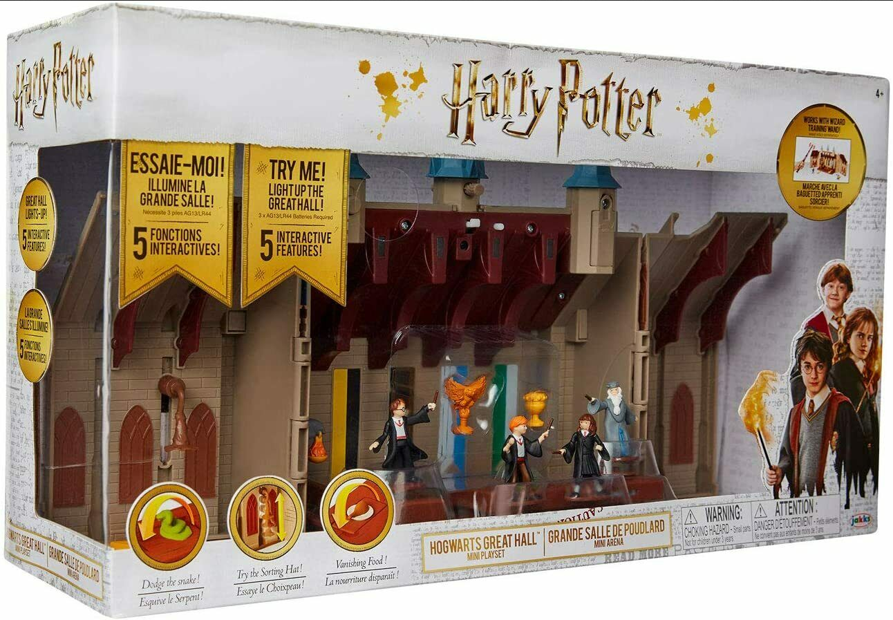 La Grande Salle de Poudlard / Hogwarts Great Hall - Harry Potter Mini Playset - JAKKS