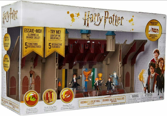 La Grande Salle de Poudlard / Hogwarts Great Hall - Harry Potter Mini Playset - JAKKS