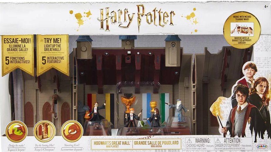 La Grande Salle de Poudlard / Hogwarts Great Hall - Harry Potter Mini Playset - JAKKS