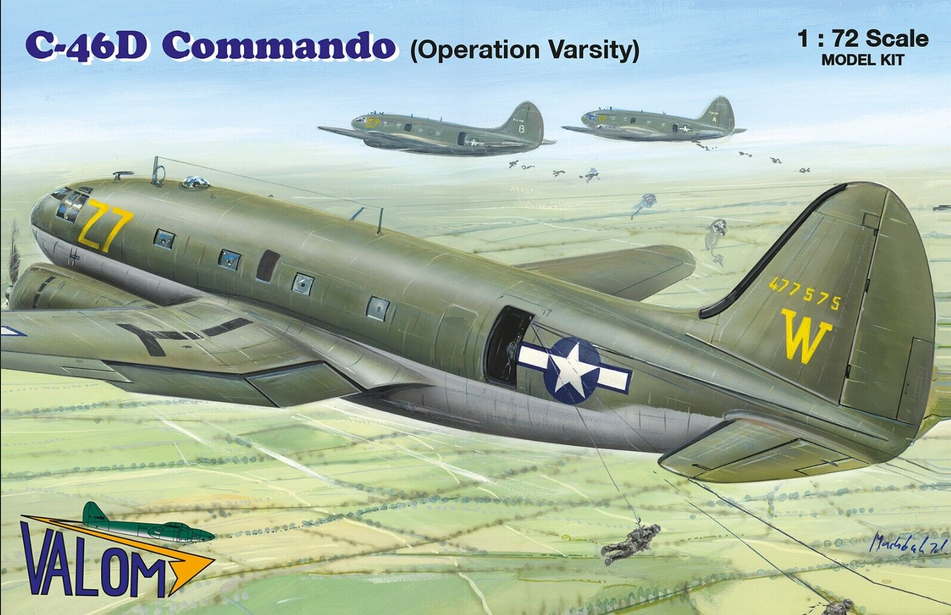 Curtiss C-46D Commando (Operation Varsity) - VALOM 1/72