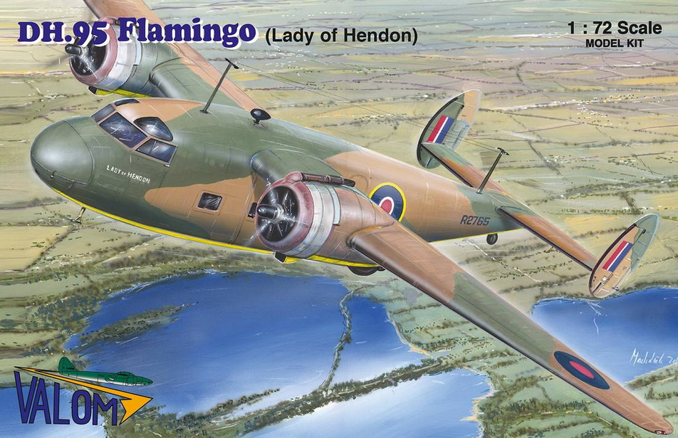 de Havilland DH.95 Flamingo (Lady of Hendon & Merlin VI) - VALOM 1/72