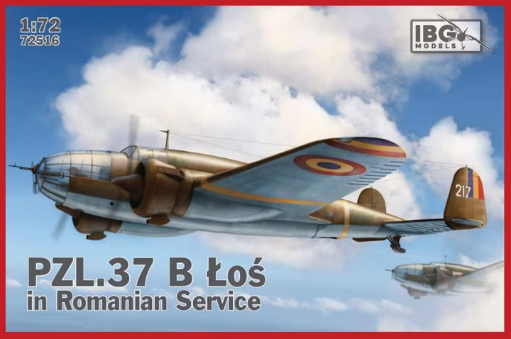 PZL.37 B Łoś in Romanian Service - IBG MODELS 1/72
