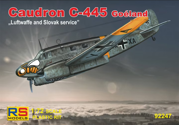 Caudron C-445 Goéland Luftwaffe and Slovak service - RS MODELS 1/72