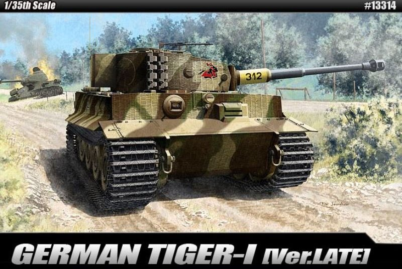 German Tiger-I (Late version) - ACADEMY 1/35